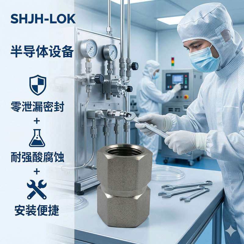 兼容世伟洛克316L不锈钢六角等径双内丝双内牙接头SS-4-HCG-RT