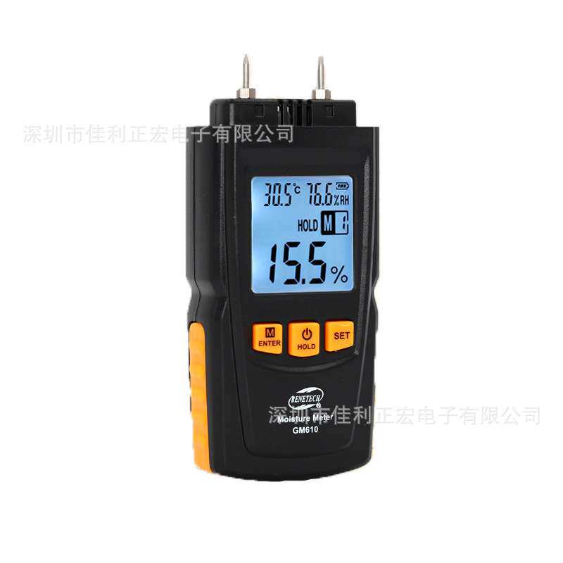 标智木材测湿仪GM610 检测水分仪表仪器 木质地板纸箱水分测试