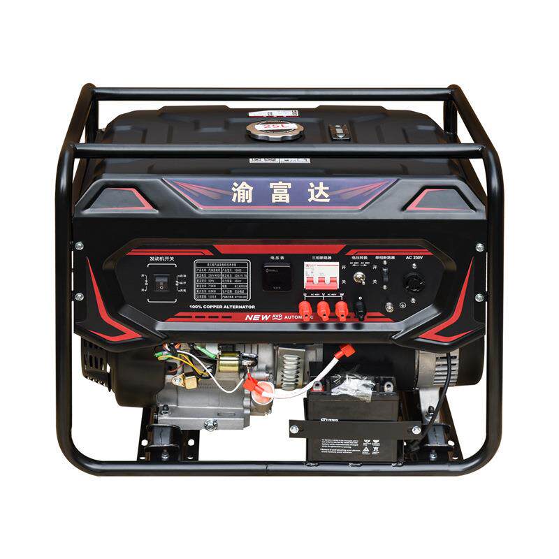 汽油发电机微型3KW5KW6KW8千瓦纯铜家用小型发电机工地220V三相