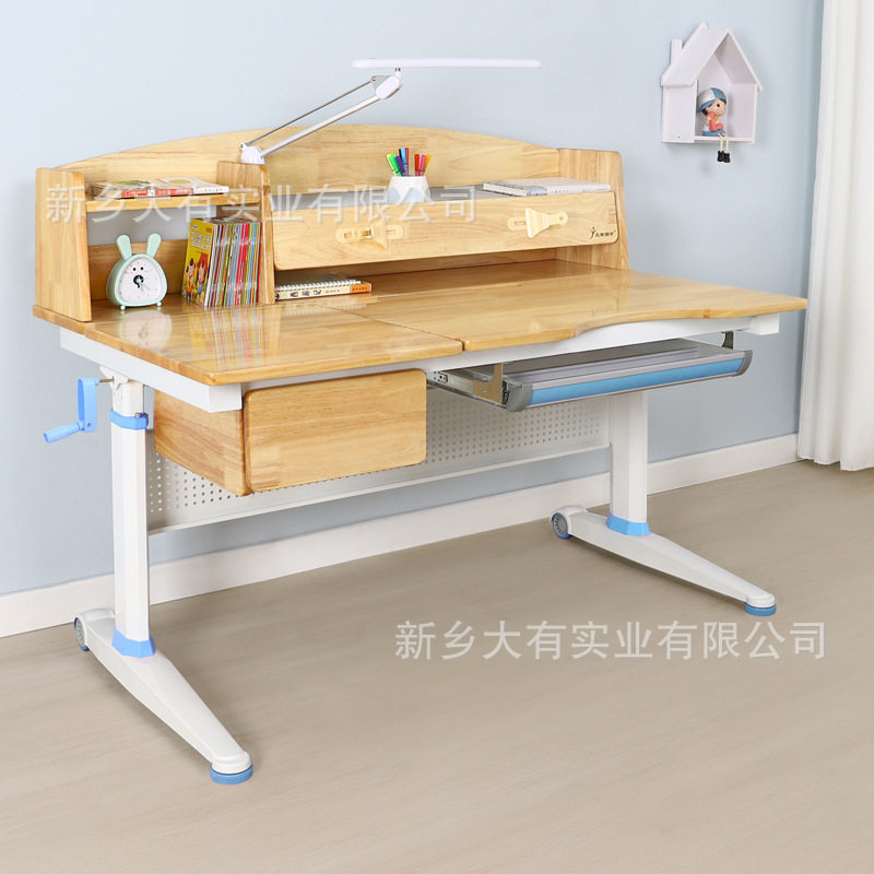 写字桌家用椿木可升降小