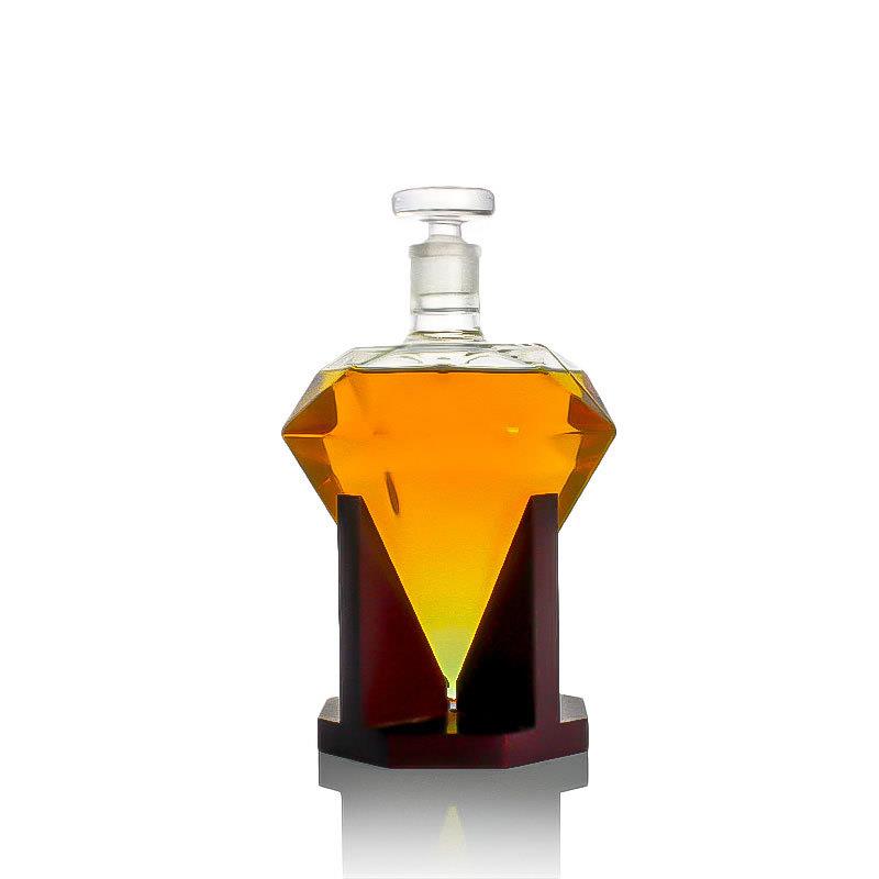 厂家透明玻璃酒瓶750ml创意高硼硅空酒瓶现货玻璃瓶红酒瓶