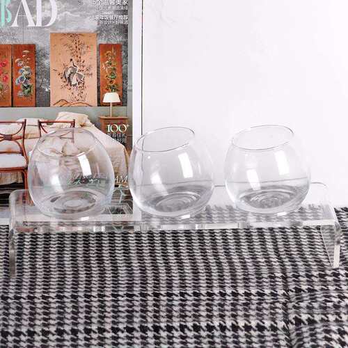 轻奢摆件创意杯架酒杯套装酒柜吧台摆设欧式简约样板间装饰品组合