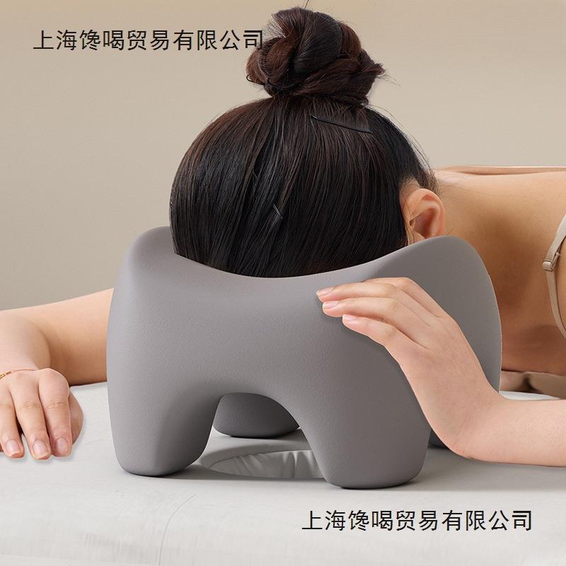 院趴枕床专用推拿按摩床洞脸垫家用床上趴趴枕记忆趴睡枕灰色绿色