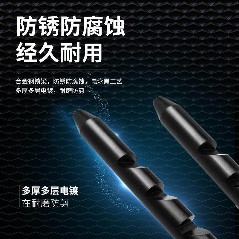 密码锁挂锁玻璃门防水防锈u形锁门锁u型锁锁具锁家用加长密码防盗