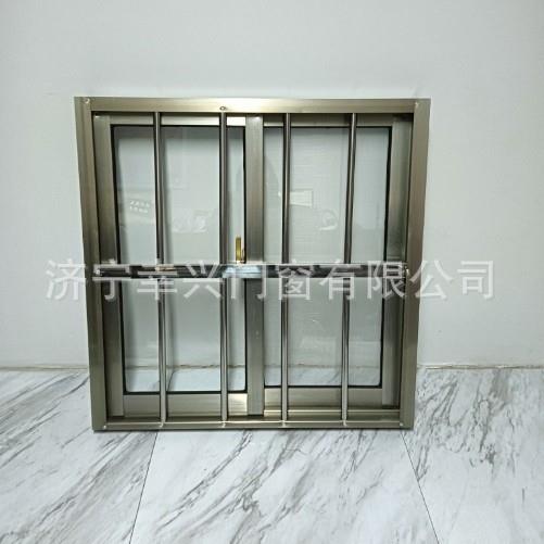 推拉窗铝合金窗子农村自建房防盗一体窗户出租房改造自装简易安装