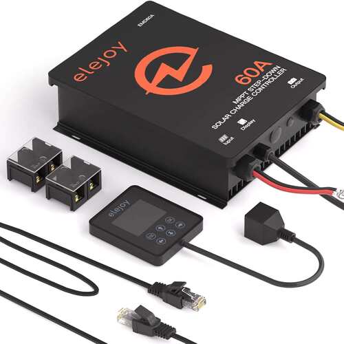 MPPT solar charge controller 60A output voltage 10-60V adjus