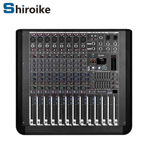 GAX-MQ8 新款MQ系列 专业8通道带99DSP7段均衡器大功率功放调音台