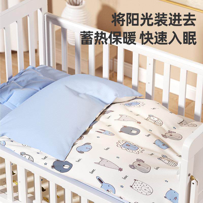 新款婴儿棉被床上用品被子幼儿园新生儿童被春秋冬季可改睡袋