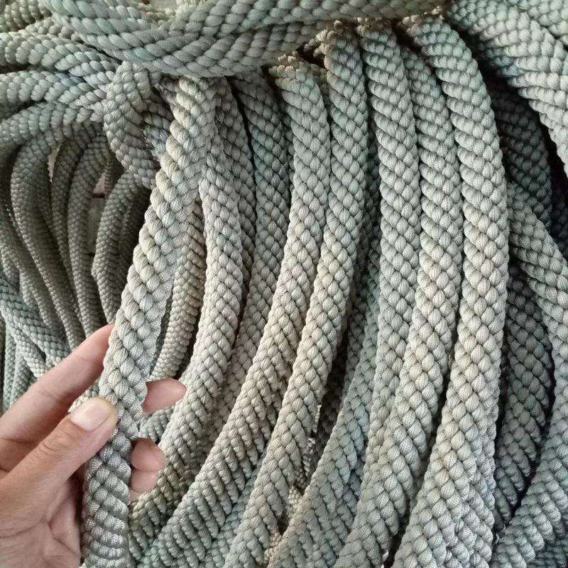 变色锦纶绳安全绳高空作业绳外墙清洗作业绳吊绳五股夹心硬绳