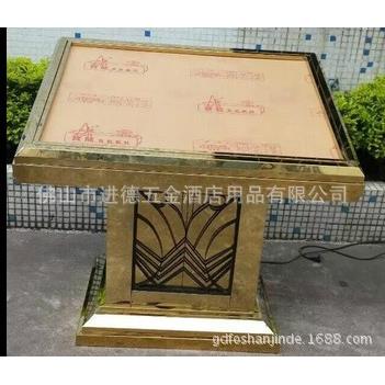 大堂艺术座地灯箱钛金卧式导视台指引牌楼层平面展示台大号导向台