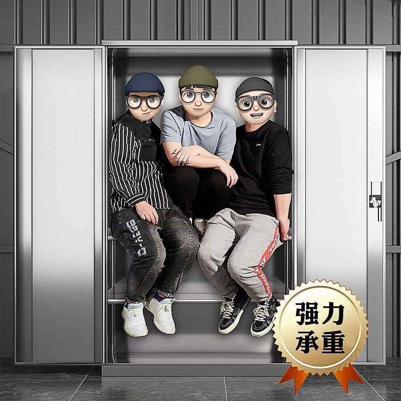 不锈钢工具柜车间带锁工具箱零件工厂汽修重型双开门五金工具柜