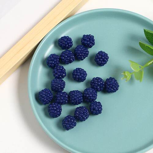 新款仿真覆盆子模型可爱pvc创意小树莓摆件创意果蔬摄影摆件