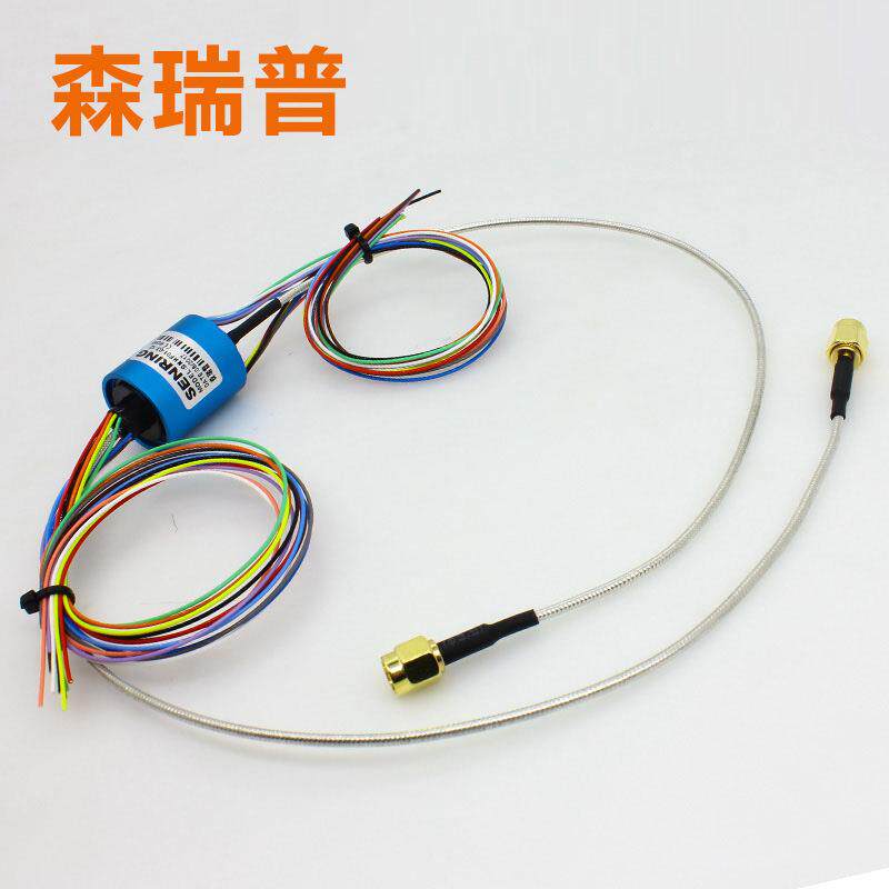 高清微波同轴射频旋转关节高频滑环RF射频旋转连接器线接头18GHz