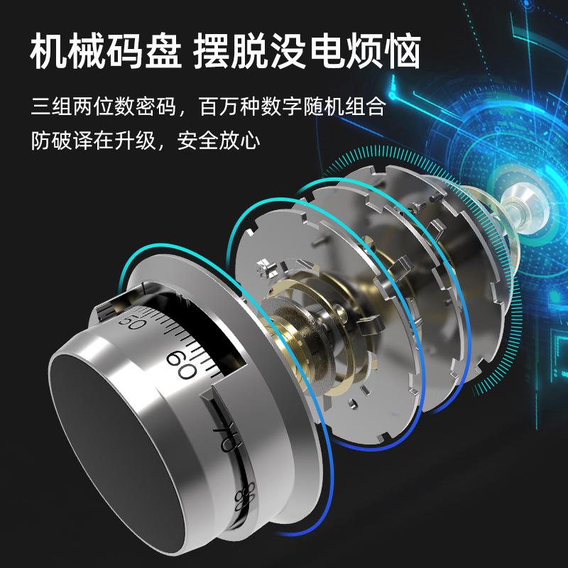 安信威&欧奈斯保险柜家用小型25/45CM老式手动机械密码保险箱1/1.