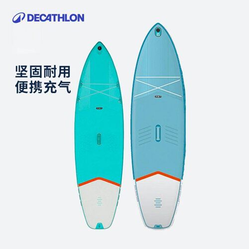 迪卡侬桨板sup充气冲浪板海上站立式划水浆板桨板划桨ITIWIT OVKS