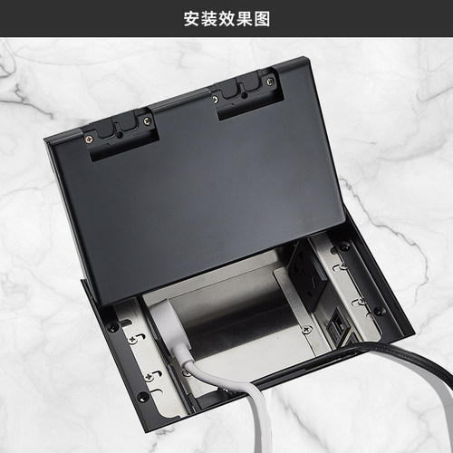 小倍隐形净水器地插座隐藏式不锈钢地插插座纯平大理石超薄嵌入式