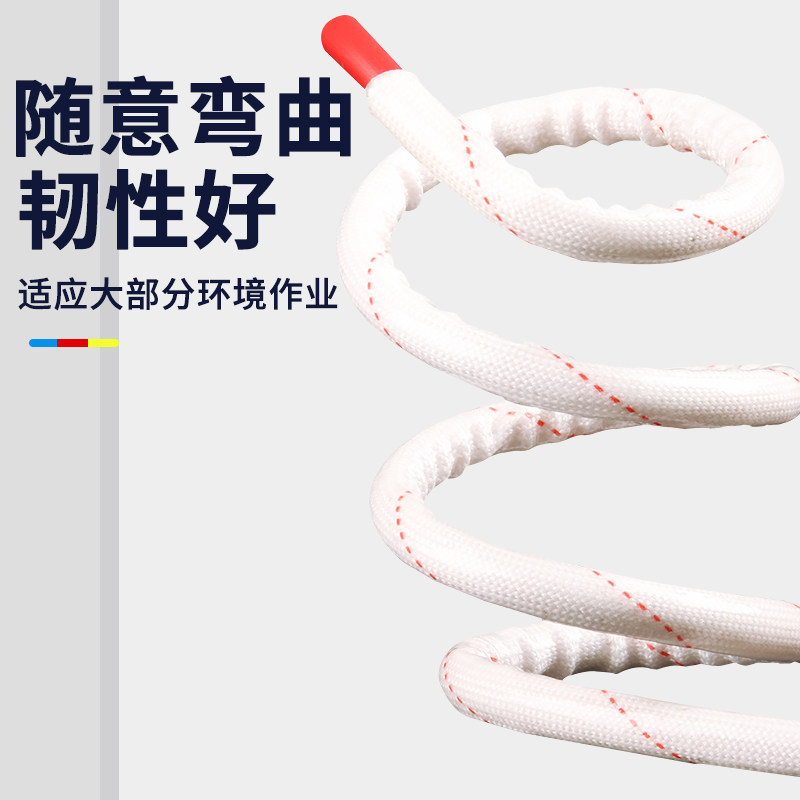 黄腊管绝缘套管玻璃纤维管电工电线耐高温软管黄蜡管4/6/10mm整卷