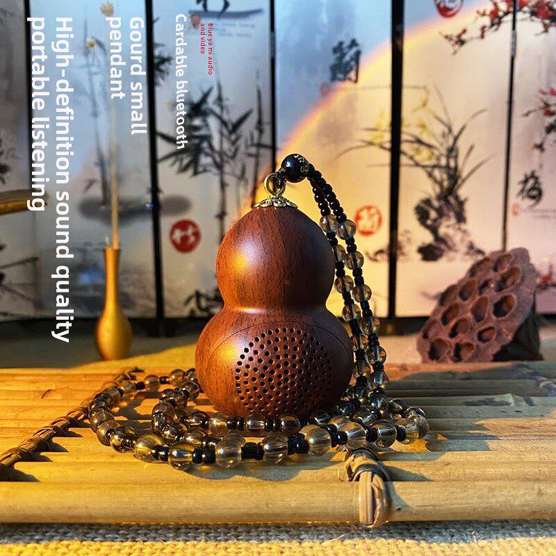 茶室古典古琴古筝笛子轻音乐小葫芦播放器随身听可单曲循环插卡