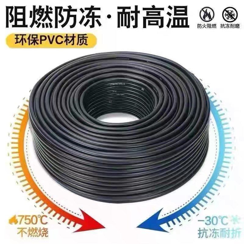 国标2芯3芯1/2.5/4/6平方电缆线户外工程家用电线防冻延长电源线