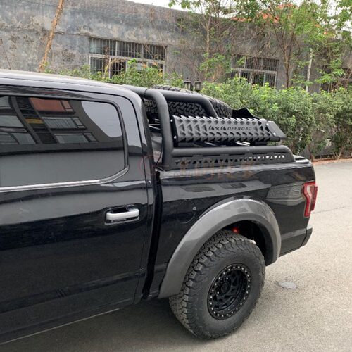 适用于福特F150猛禽坦途龙门架电动卷帘后盖尾箱防滚架后斗备胎架