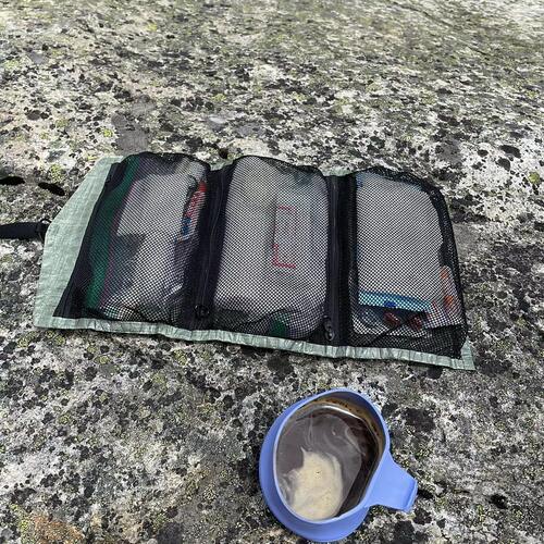 超轻户外洗漱包化妆包cuben粗苯36g旅行收纳简约便携防水隔潮透气