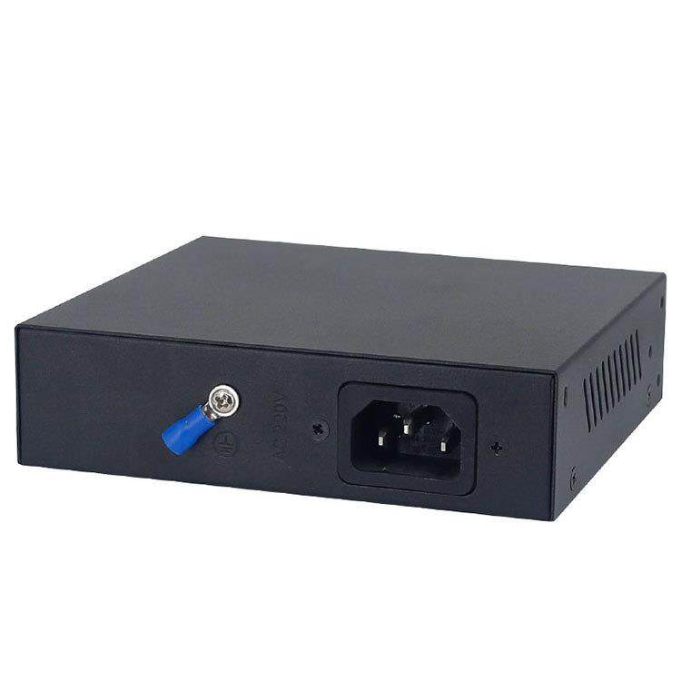 6口百兆POE交换机百兆4口POE+2个上行网口供电非网管监控网线分线