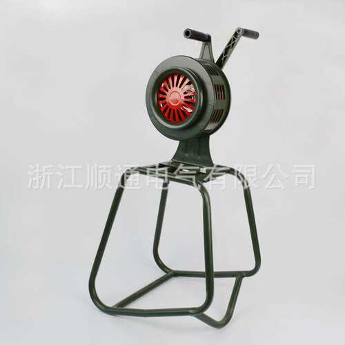 手摇报警器SY-200带支架固定式大型手摇防空警报器LK-120 LK-100