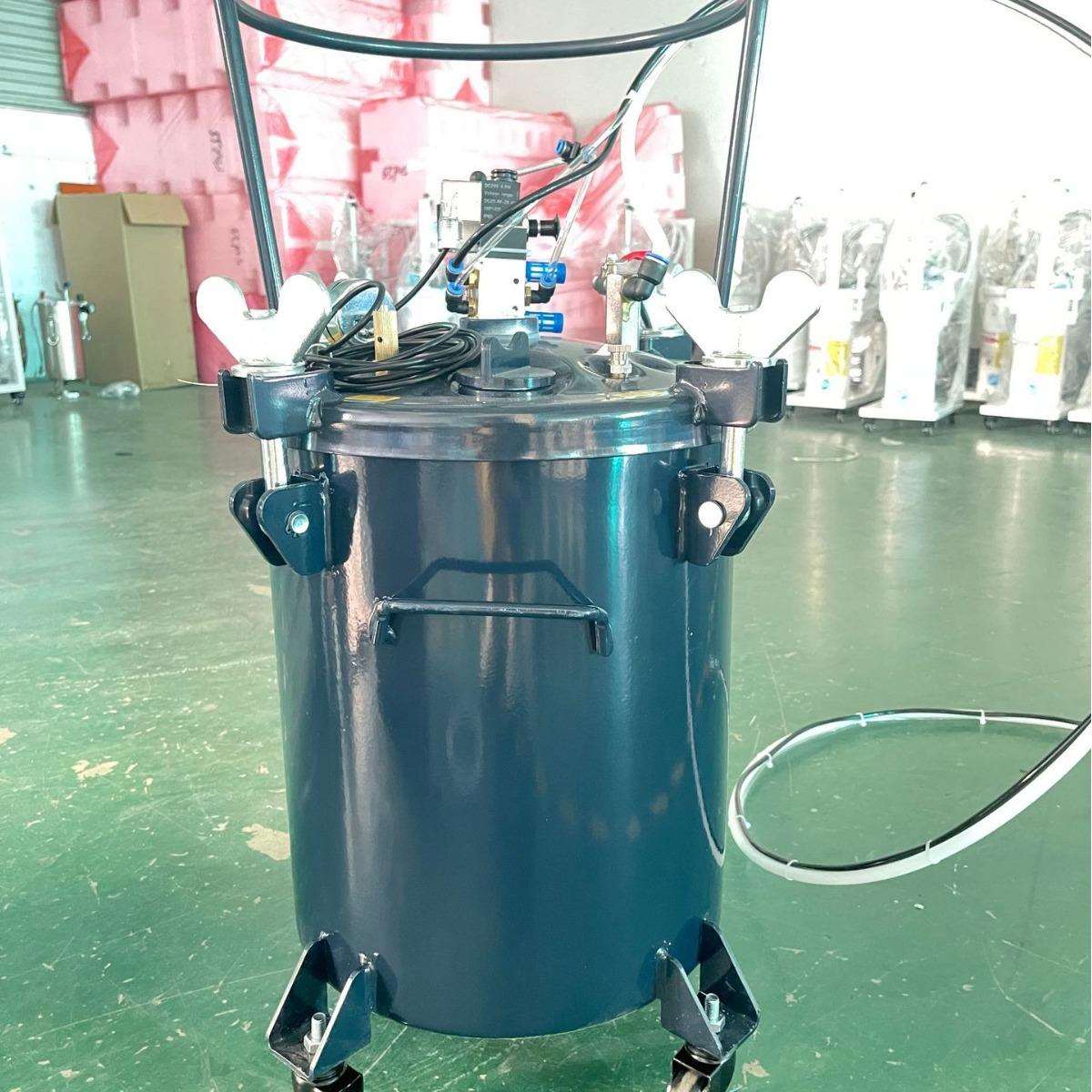 深圳厂家专业生产 20L自动搅拌压力桶 点胶机气动喷漆压力桶