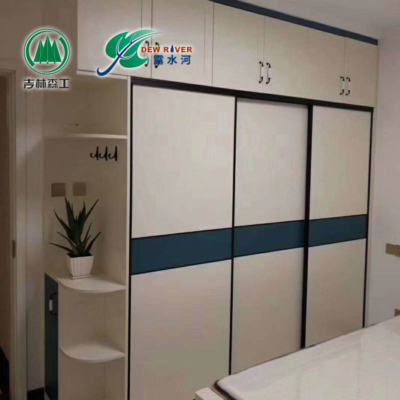 郑州露水河实木衣柜移门衣柜 推拉门卧室家具 全屋定制整体大衣橱