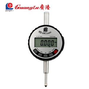 广陆数显千分表0-3-5-6.5-10-12.7-25-50mm电子数字0.001mm
