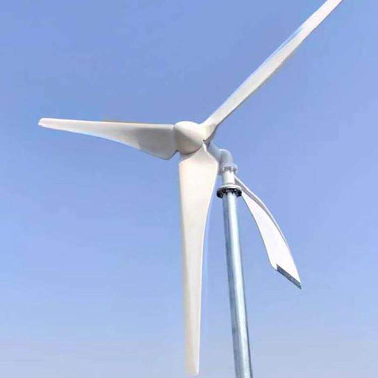 家用水平轴风力发电机1kw5kw220v/380v小型家用风力发电厂家