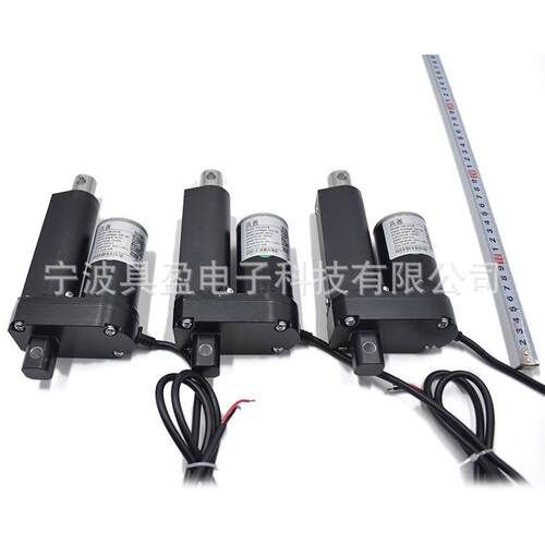 具盈JIUYING工厂销售12/24v微型推杆电机伸缩杆大推力电动推杆