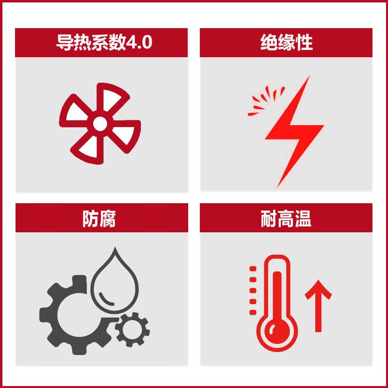 散热膏硅脂大功率灯具散热膏 散热器导热膏 耐高温绝缘硅脂厂家