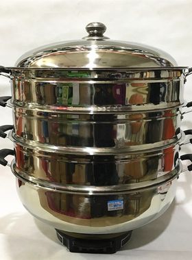 2023升级超大容量炒锅 圣多星电蒸锅 多用锅38cm-40cm-42cm电热锅