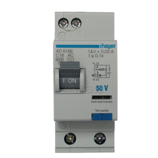 漏电断路器防触电保护空气开关 AD616E A062E hager海格 9年老店