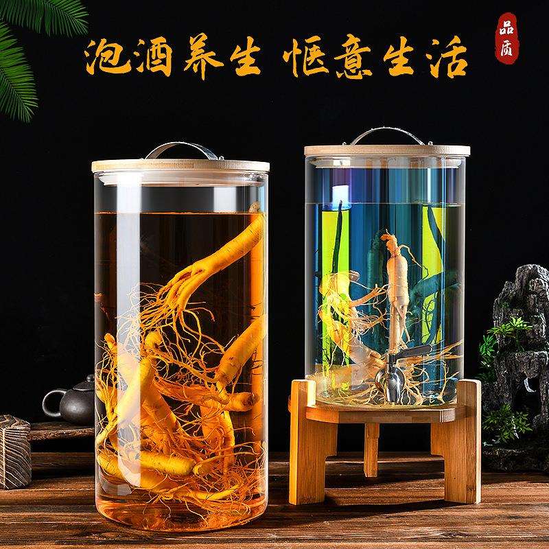果汁桶柠檬水桶酵素桶可乐桶玻璃泡酒瓶带龙头头饮料桶家用密封罐