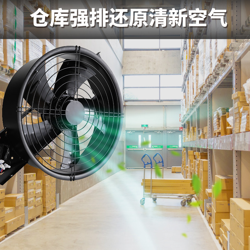 厨房抽油烟轴流风机 8寸至16寸壁式轴流排风扇 工厂用散热外转子