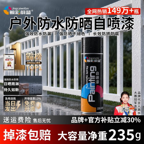 【户外防水防晒专用】防锈自喷漆