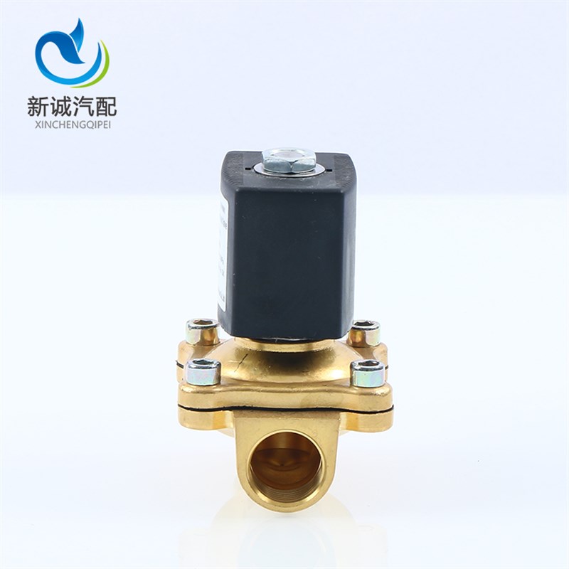 货车汽车刹车淋水器配件黄铜电磁阀4分24V自动淋水阀铜线圈滴水阀