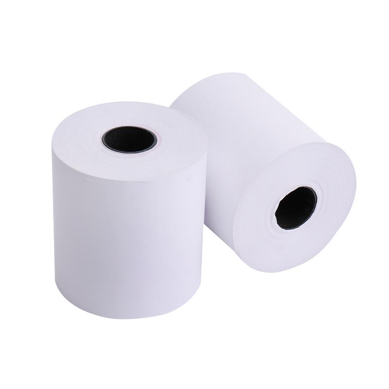 越美文具50卷80*80 收银纸80X80热敏纸80mm热敏打印纸80厨房点菜图片