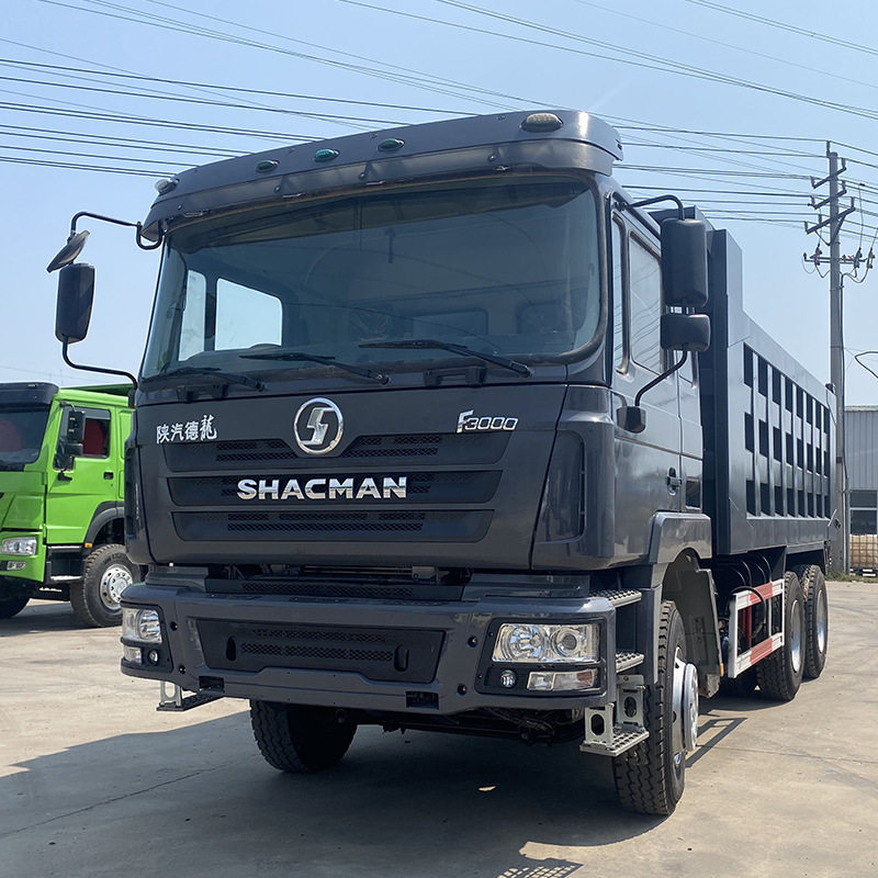 出售陕汽德龙F3000自卸车 6*4矿用工程车 右驾驶舱翻斗垃圾车