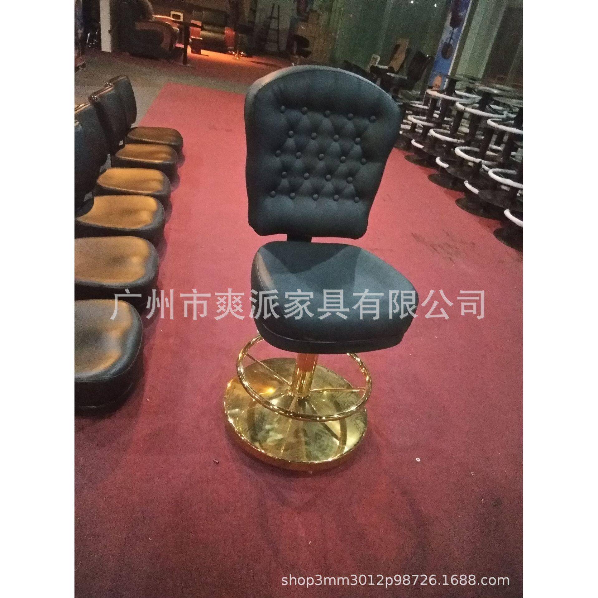 工厂赌场椅澳门西港老虎机椅百家乐椅子柬埔寨赌场椅鱼机椅