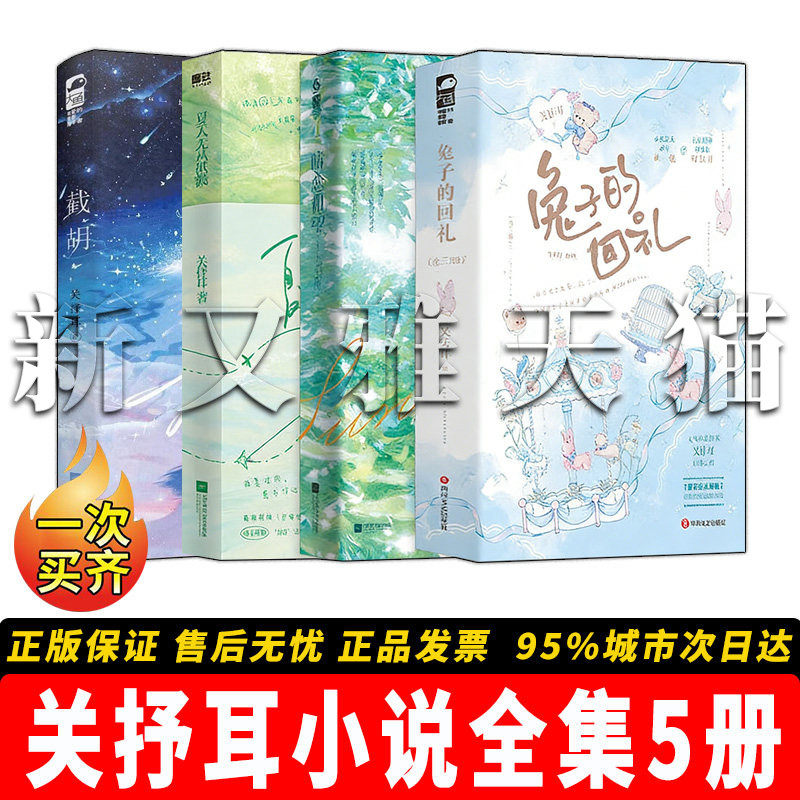关抒耳全集5册青春暗恋言情
