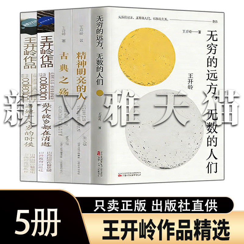 王开岭5册精神明亮散文经典