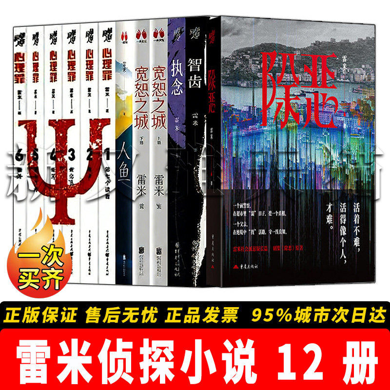 雷米作品12册心理罪悬疑推理