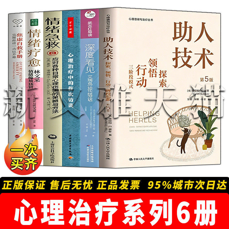 心理治疗系列6册心理疗愈指南