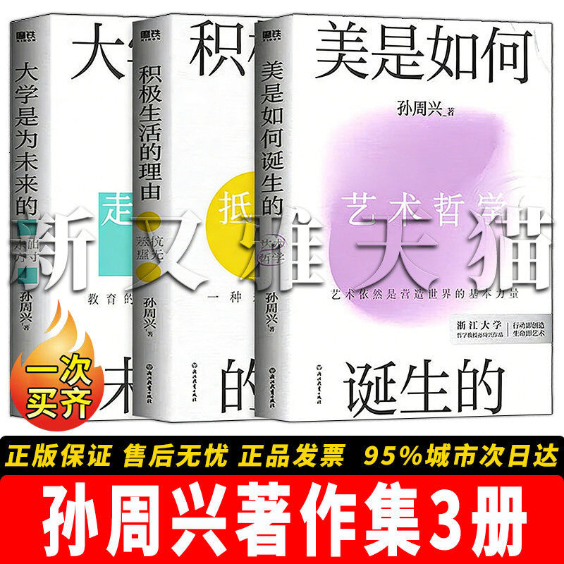 孙周兴哲学3册美学人生思考合集