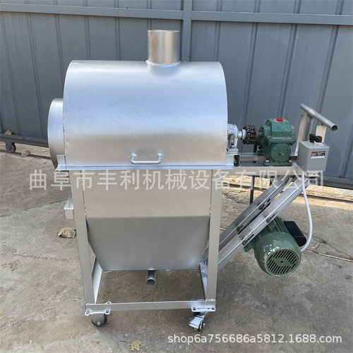 100斤滚筒式炒货机 多功能瓜子板栗炒锅机 芝麻坚果炒货机