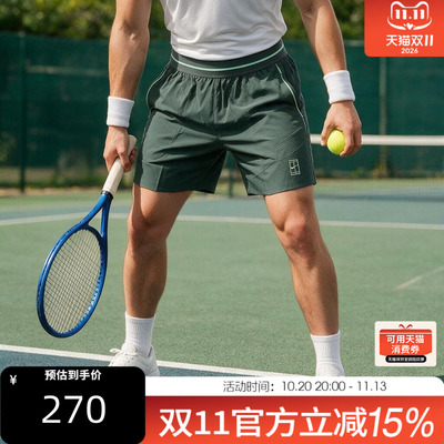 NIKE耐克男秋DRI-FIT快干网球训练服运动休闲健身短裤FZ6914-303