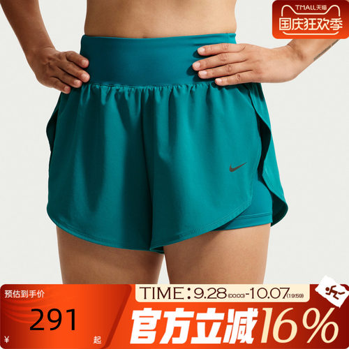 NIKE耐克女子冬AS NP DF SCULPT 2N1 3IN运动休闲短裤IV4915-372